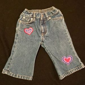 Baby girl blue jeans